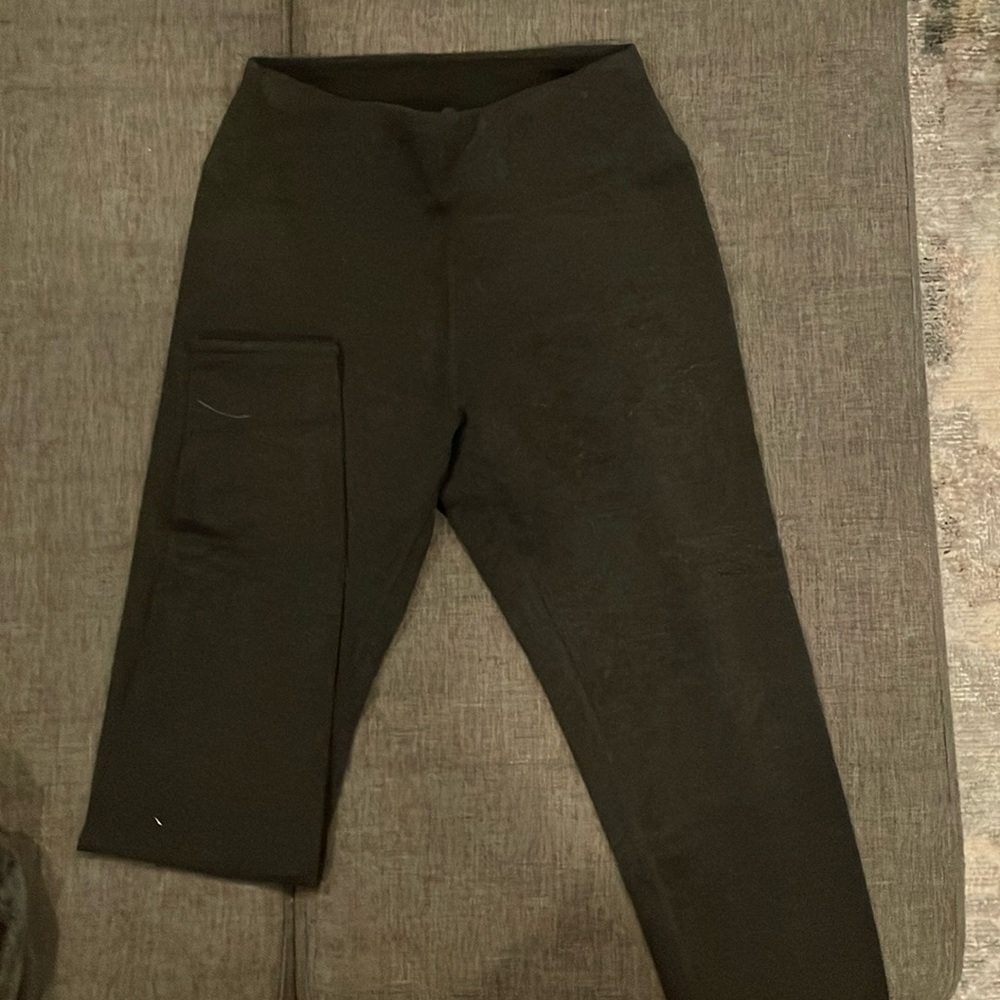 Dark grey leggings from express thick, worn once